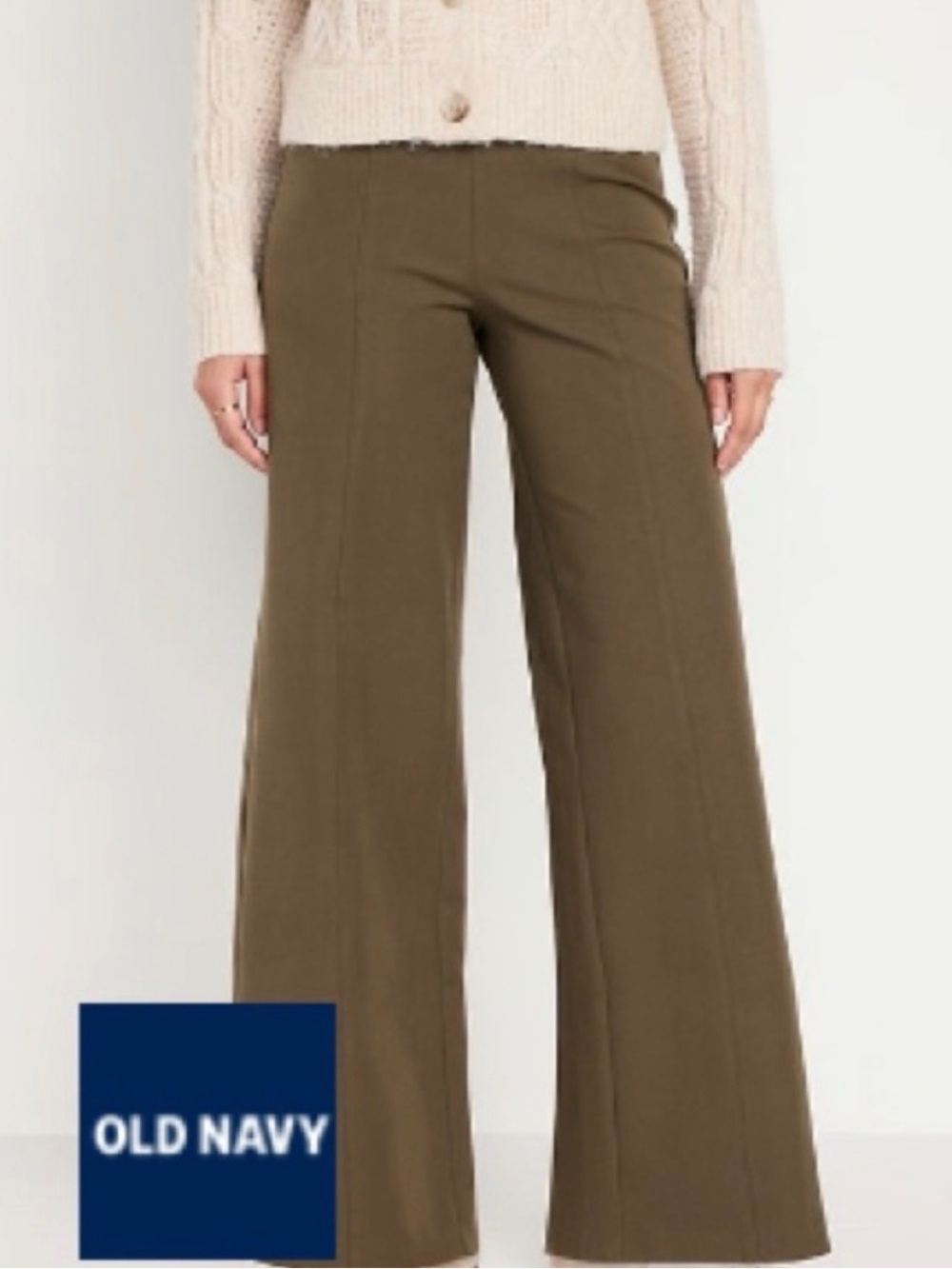 Old Navy Green High Rise Jeans Tailored Fit